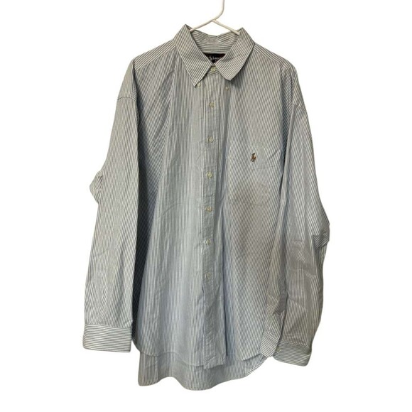 Ralph Lauren Other - Ralph Lauren Striped Classic XL Men Blue White Polo Long Sleeves